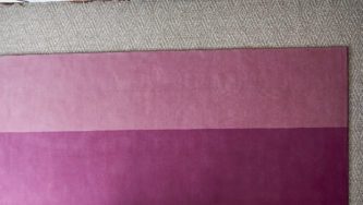 F Collection Purple Sharp Split Rug