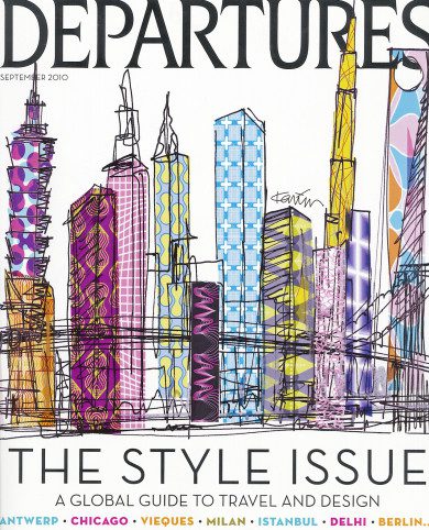 Departures Magazine Cover: "The Style Issue", Sept. 2010