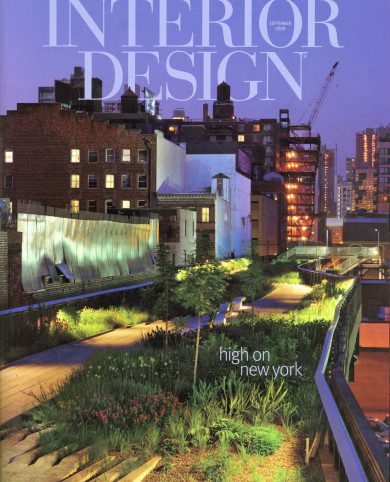 Interior Design Magazine Cover: "High On New York", Sept. 2009