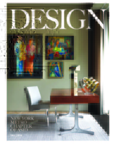 ASID NY Design Cover, Fall 2016