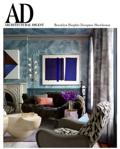Architectural Digest Cover: "Brooklyn Heights Designer Showhouse", Oct. 2, 2017