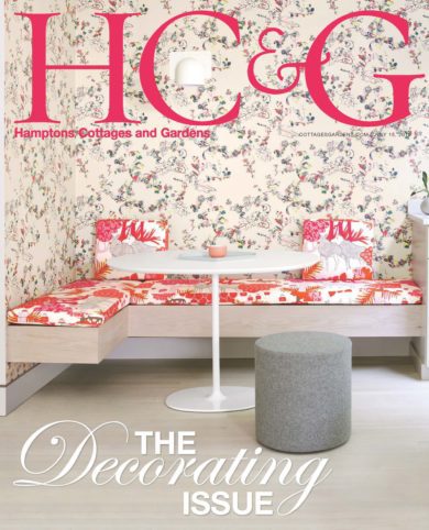 Hamptons Cottages and Gardens Magazine Cover: "The Decorating Issue", July 15, 2019