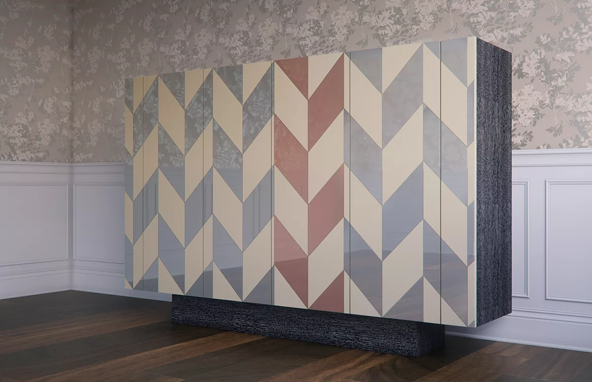 F Collection Pattern Cabinet