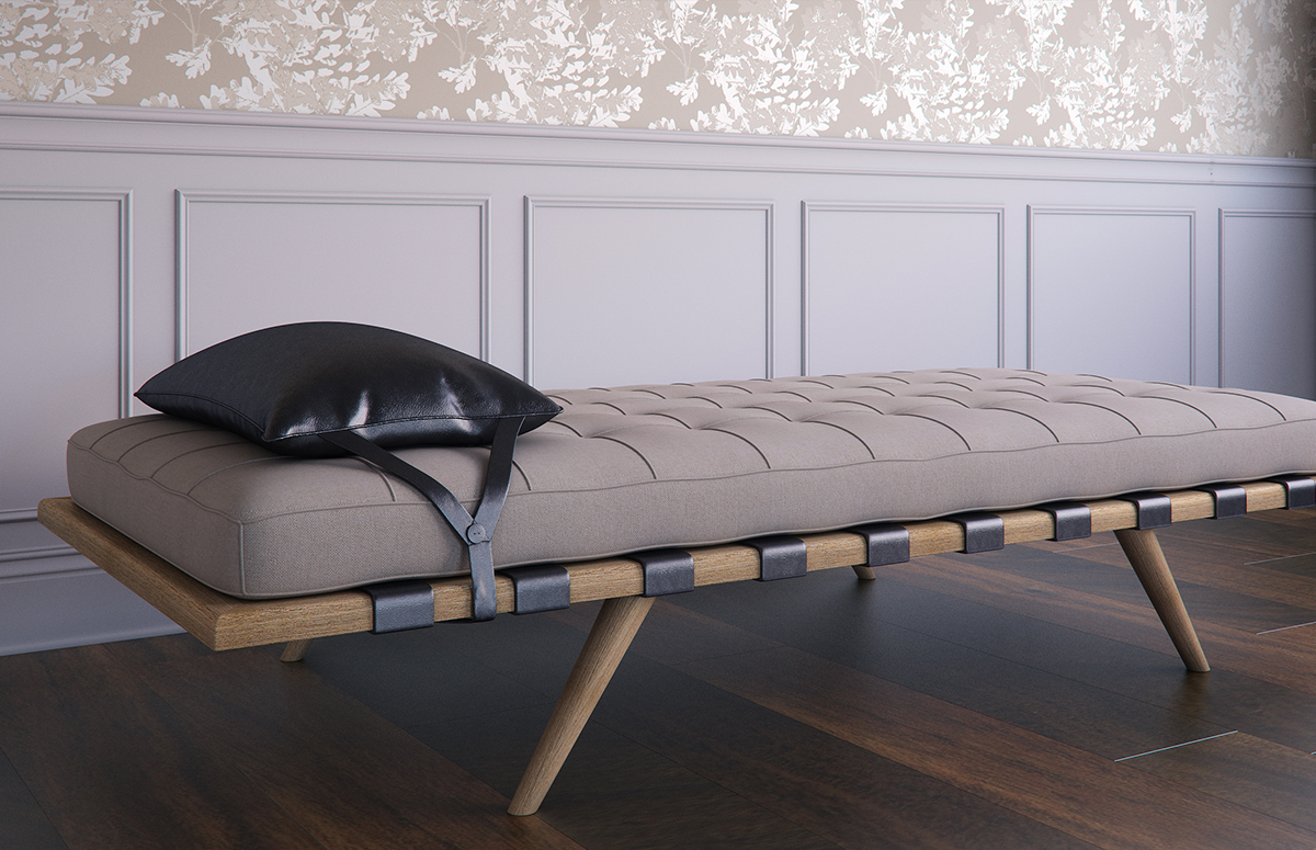 F Collection Flatiron Daybed