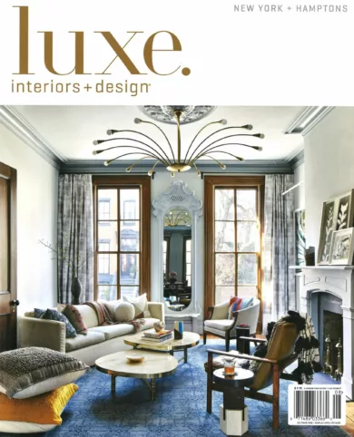 Luxe. Interiors + Design Magazine Cover | 2020