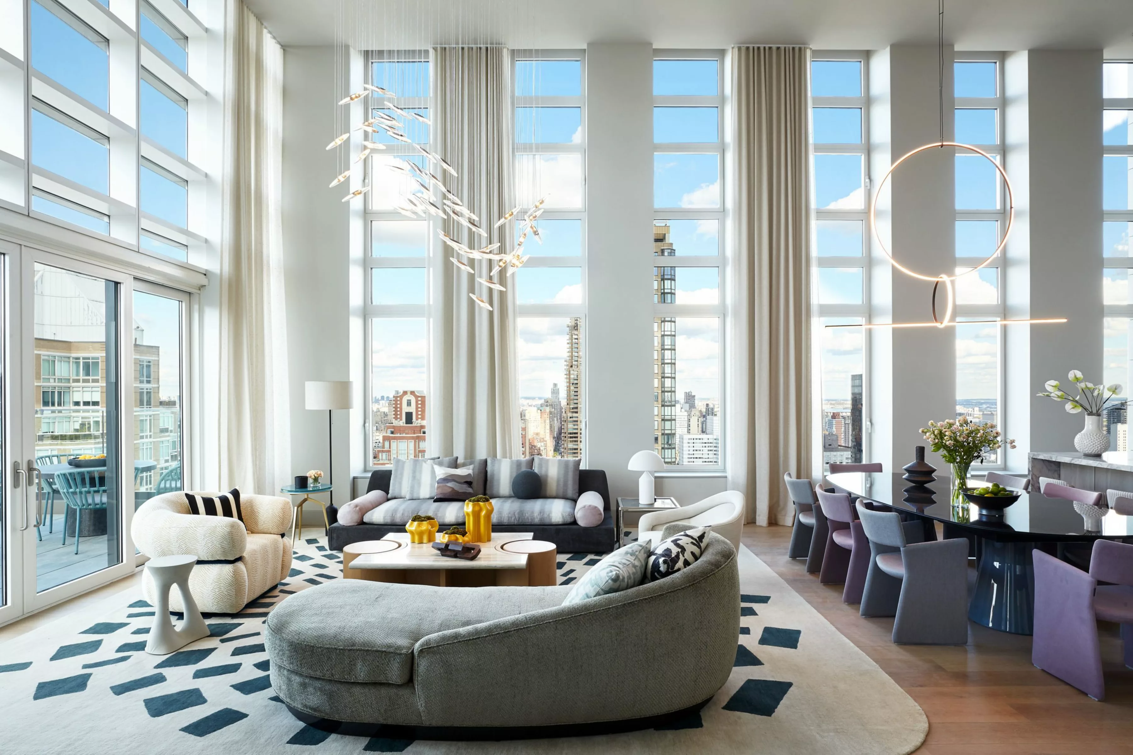 Curated visual reference: Fresh Look at Behind The Curtain The Leyton Penthouse Design Story