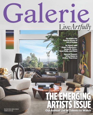 Galerie Magazine Cover "The Emerging Artists Issue" | Winter 2021/2022 | Issue No. 24