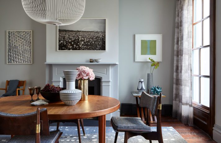 Dining room design by Scott Pasfield and Isabel Bigelow