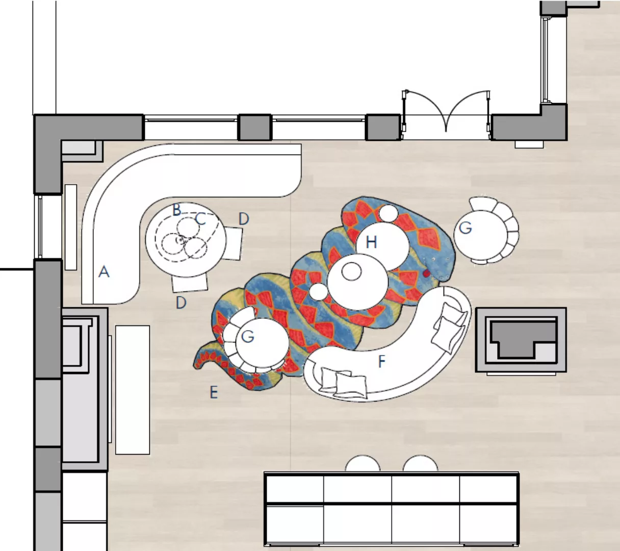 CHELSEA LOFT FLOORPLAN